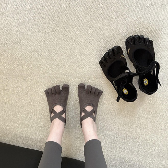 Home Gym Yoga - Женские носки для йоги с перекрестными