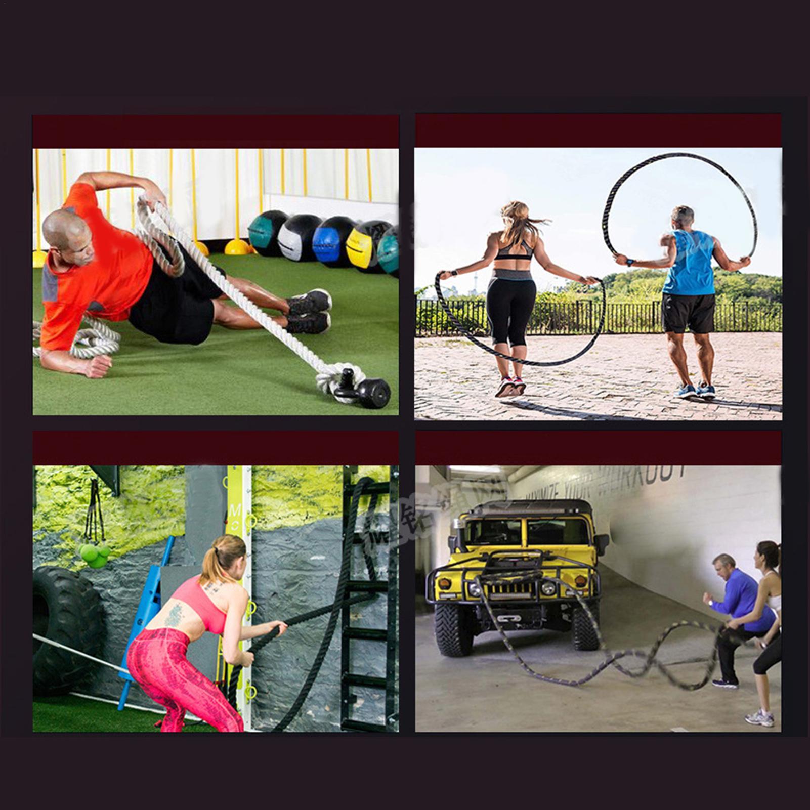Тяжелая скакалка для фитнеса,  – обзор и цена Battle Rope Heavy