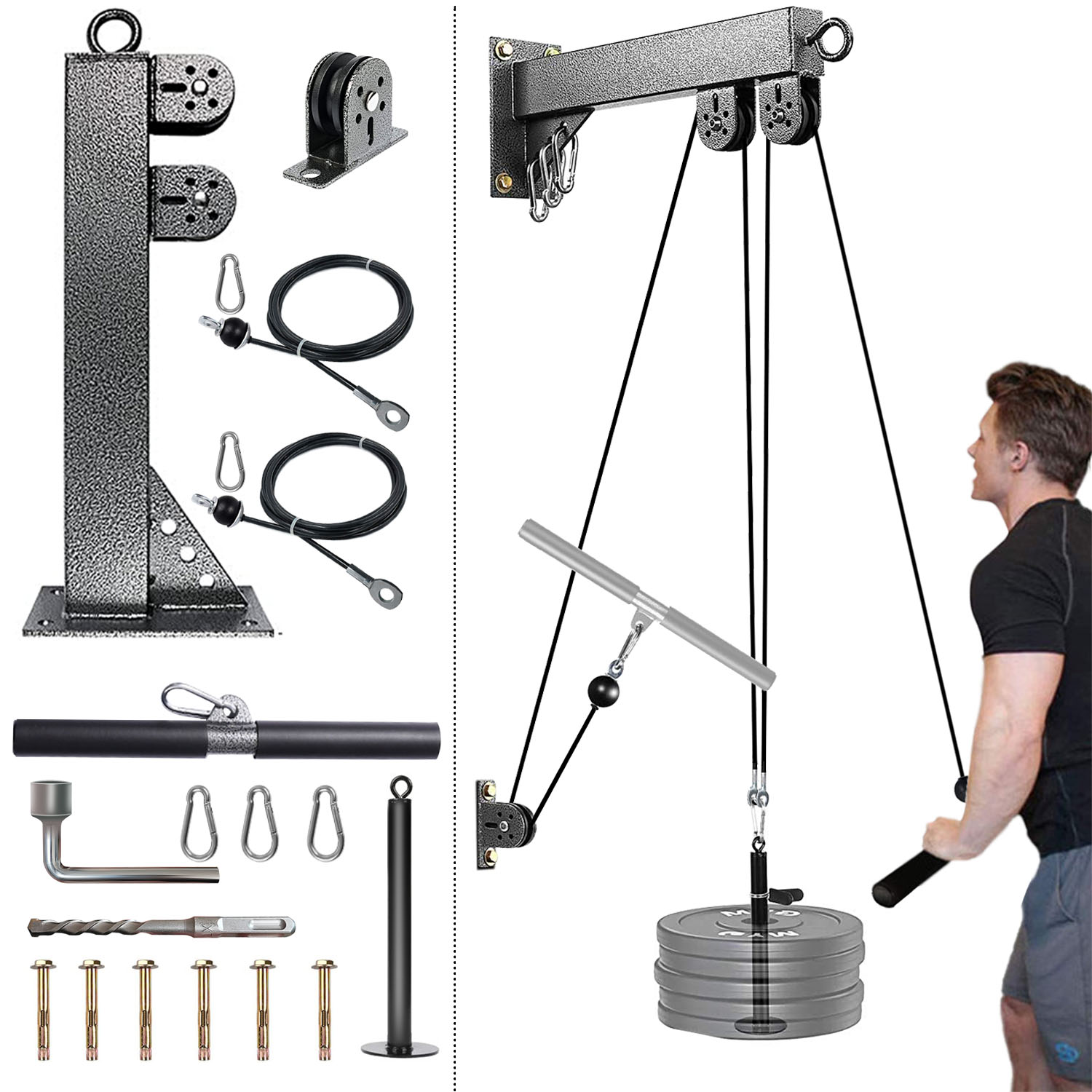 Настенная система шкивов для ф – обзор и цена Lat Pulldown Cable