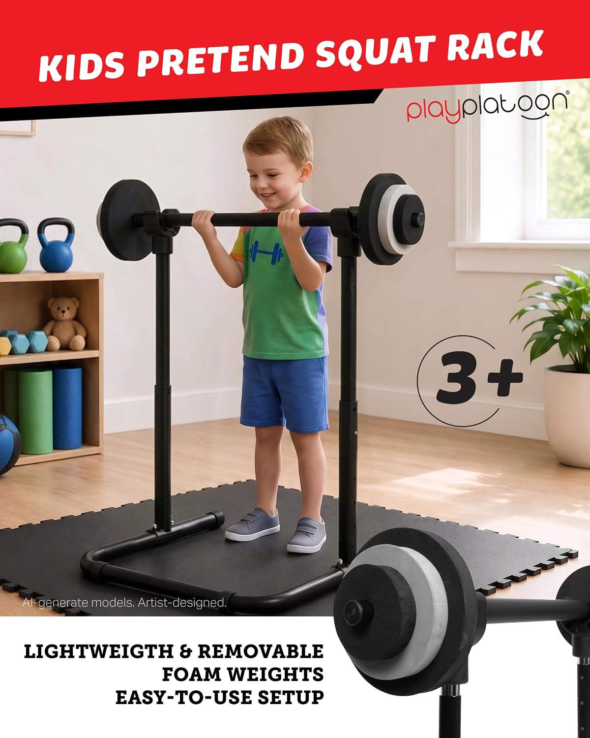Детское оборудование для занят – обзор и цена Home Gym Equipment Set